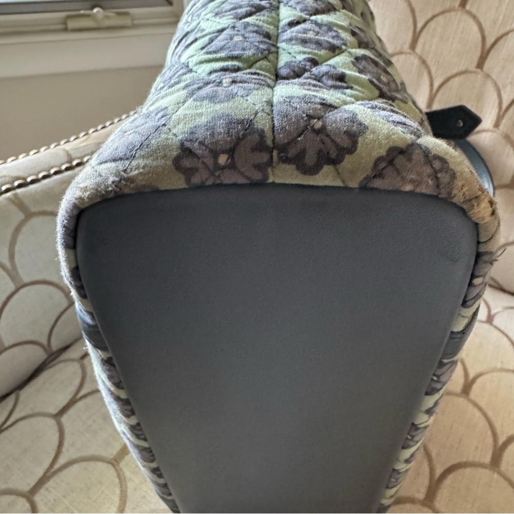 Vera Bradley Blue And Green Floral Tote - Picture 16 of 16